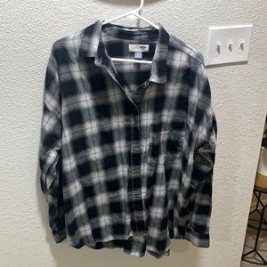 Old Navy plaid button up